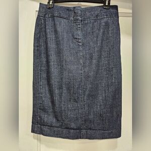 J. Crew Dark Blue Pencil Skirt